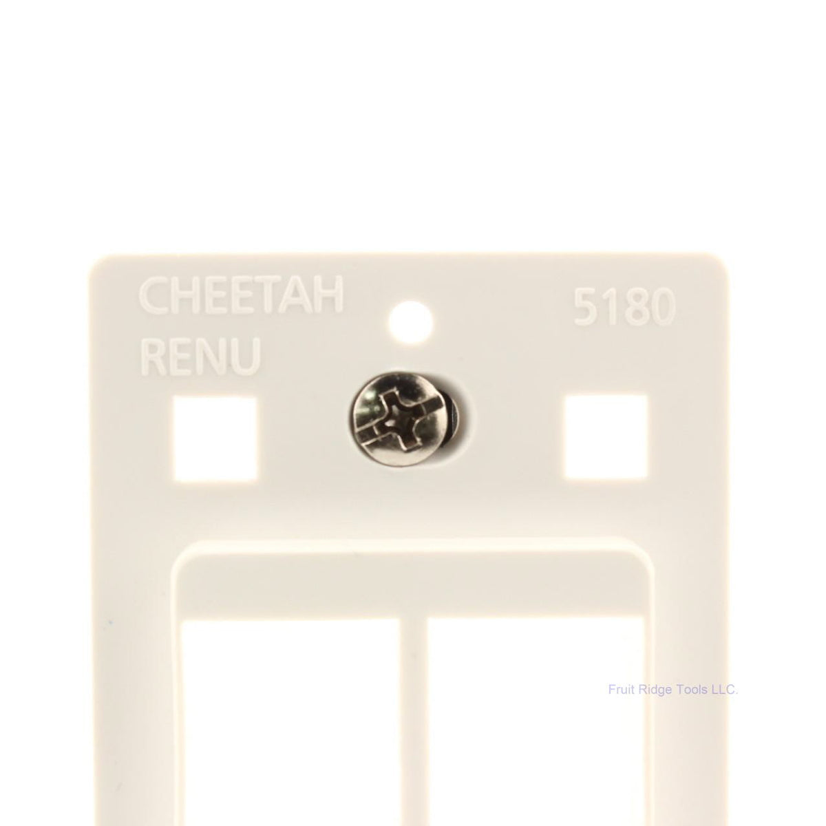 Cheetah White 4-Port Wallplate Decorator Insert with HDMI Port Bulk 5180-W
