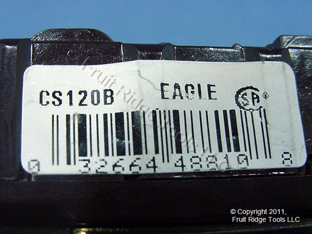 Cooper Wiring Devices CS120B Brown Commercial Single Pole On/Off