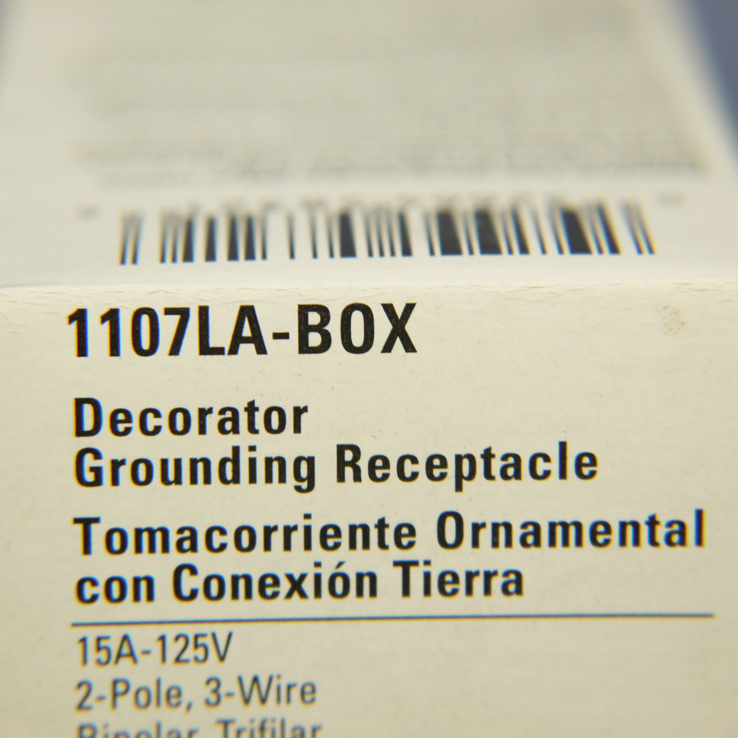 Cooper Lt Almond Decorator Receptacle Duplex Outlet 5-15 15A 125V 1107LA Boxed
