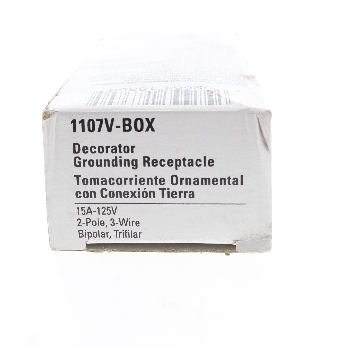 Cooper 1107V Ivory Residential Decorator Receptacle Duplex Outlet 15A 125V 5-15R