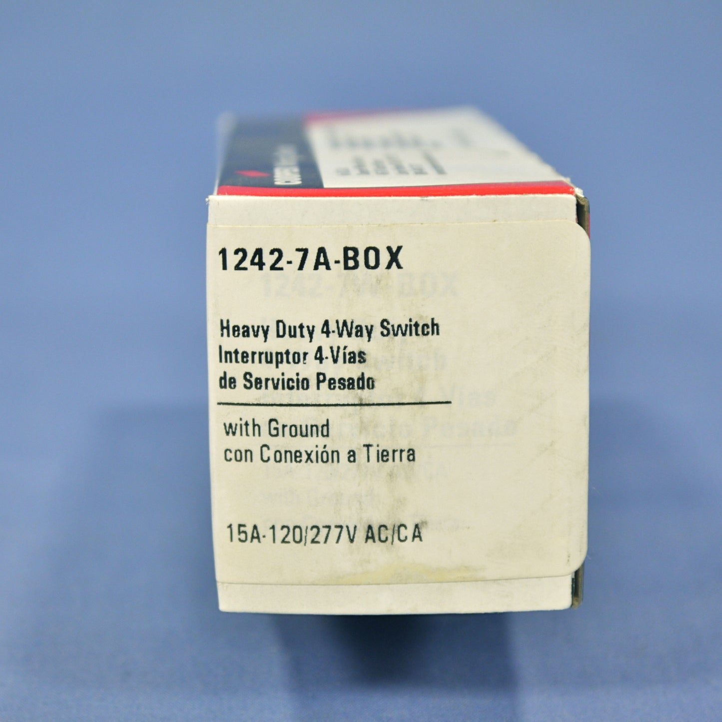 Cooper Wiring 1242-7A Almond 4-Way Toggle Wall Light Switch 15A 120/277V Boxed
