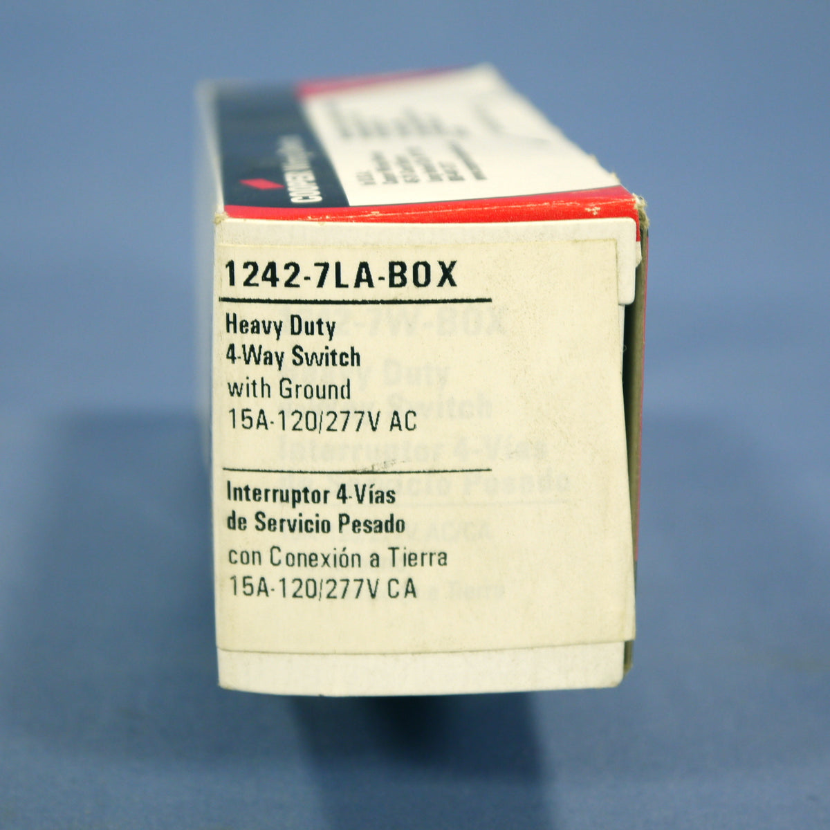 Cooper Wiring 1242-7LA Lt Almond 4-WAY Toggle Wall Light Switch 15A 120/277V Box