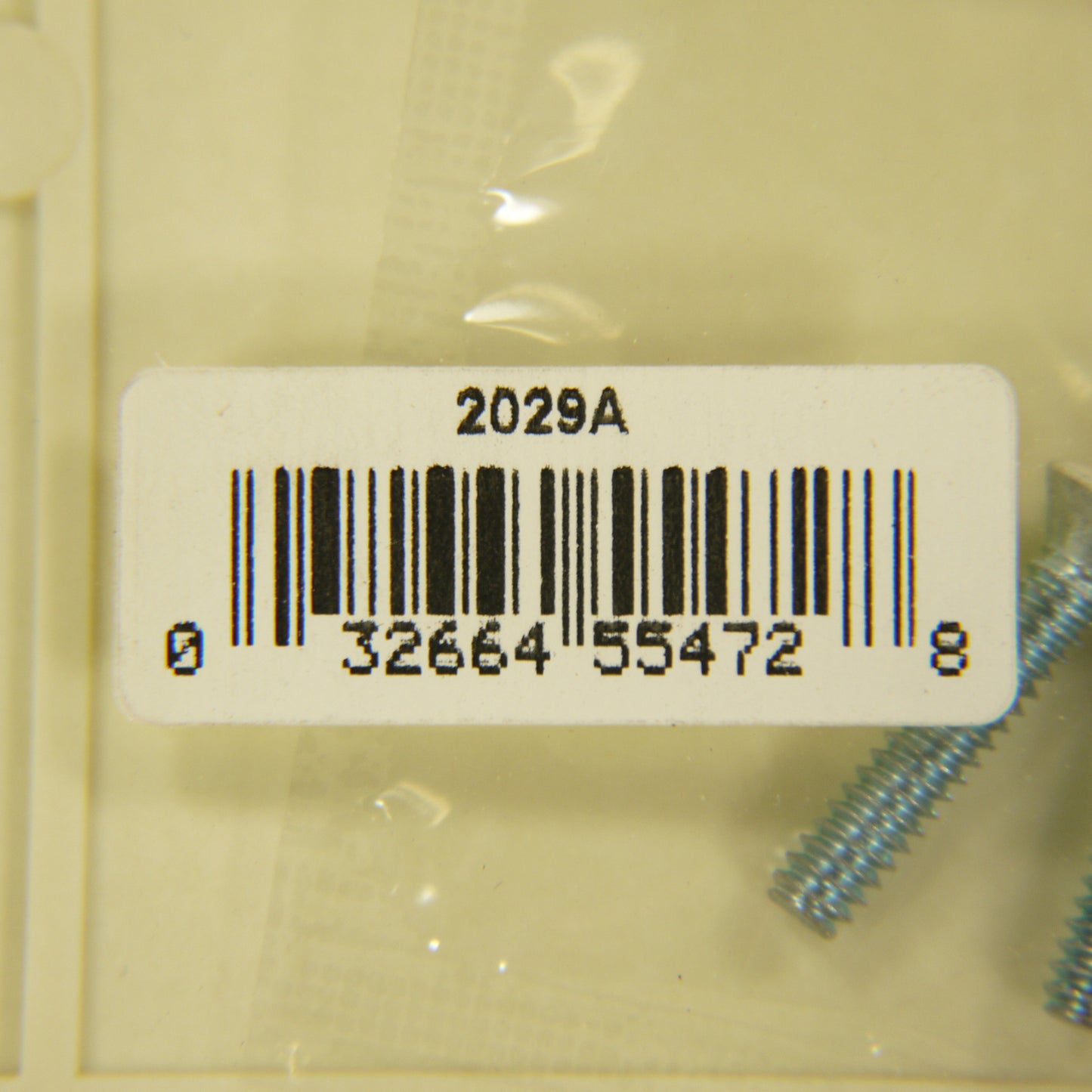 Cooper 2029A Almond 1-Gang Standard Blank Thermoset Wallplate Mid-Size Cover