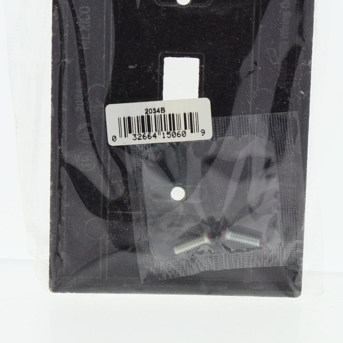Cooper 2034B Brown 1-Gang LARGE Toggle Switch Thermoset Wallplate Mid-Size Cover