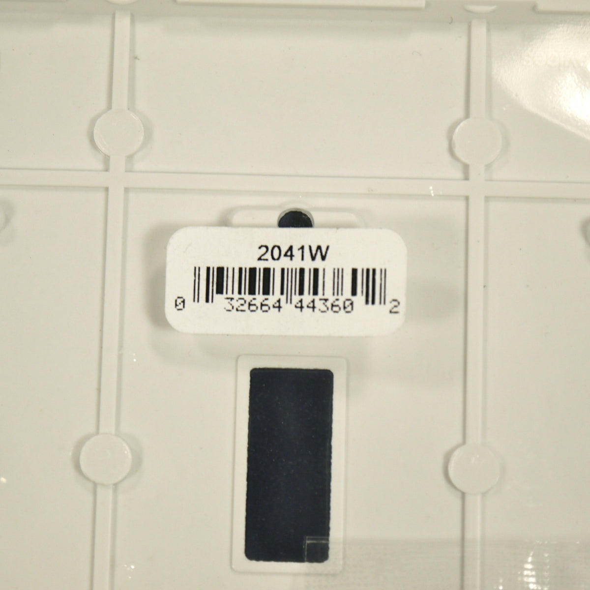 Cooper 2041W White 3-Gang Toggle Switch Plate Mid-Size Cover Thermoset Wallplate