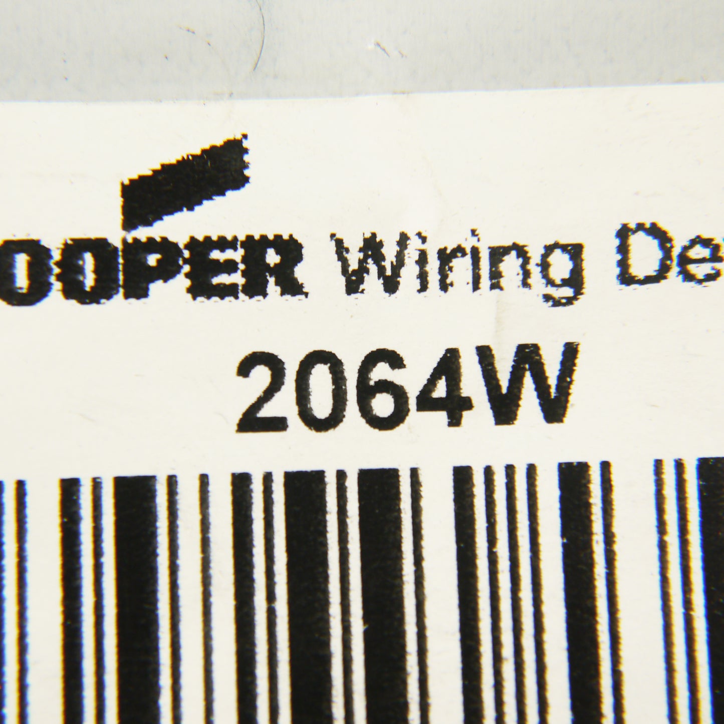 Cooper 2064W White 4-Gang Decorator GFCI Thermoset Wallplate Mid-Size Cover