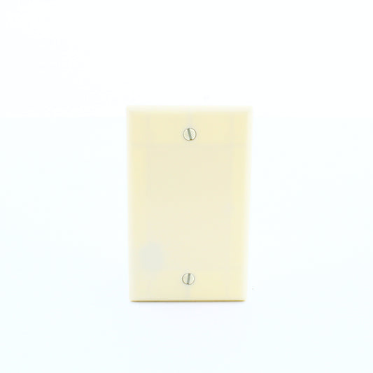 Cooper 2129A Almond 1-Gang Blank Cover Box Mount Thermoset Wallplates 50pcs