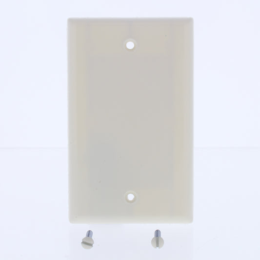 Cooper 2129A Almond 1-Gang Blank Cover Box Mount Thermoset Wallplates 10pcs