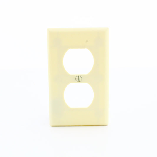 Cooper 2132A Almond 1-Gang Duplex Outlet Receptacle Thermoset Wallplates 50-Pack