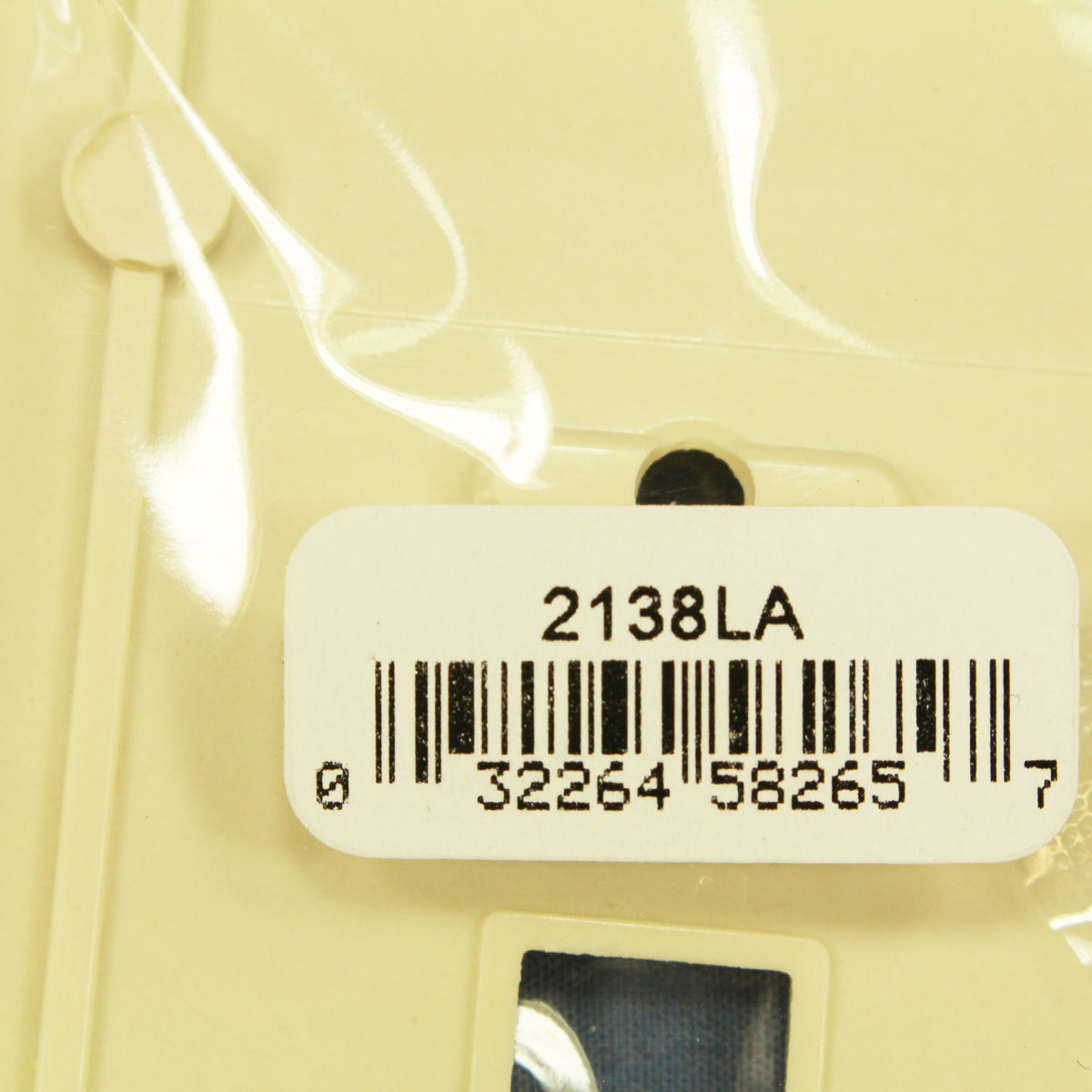 Cooper 2138LA Light Almond 2-Gang Toggle Switch Outlet Cover Thermoset Wallplate