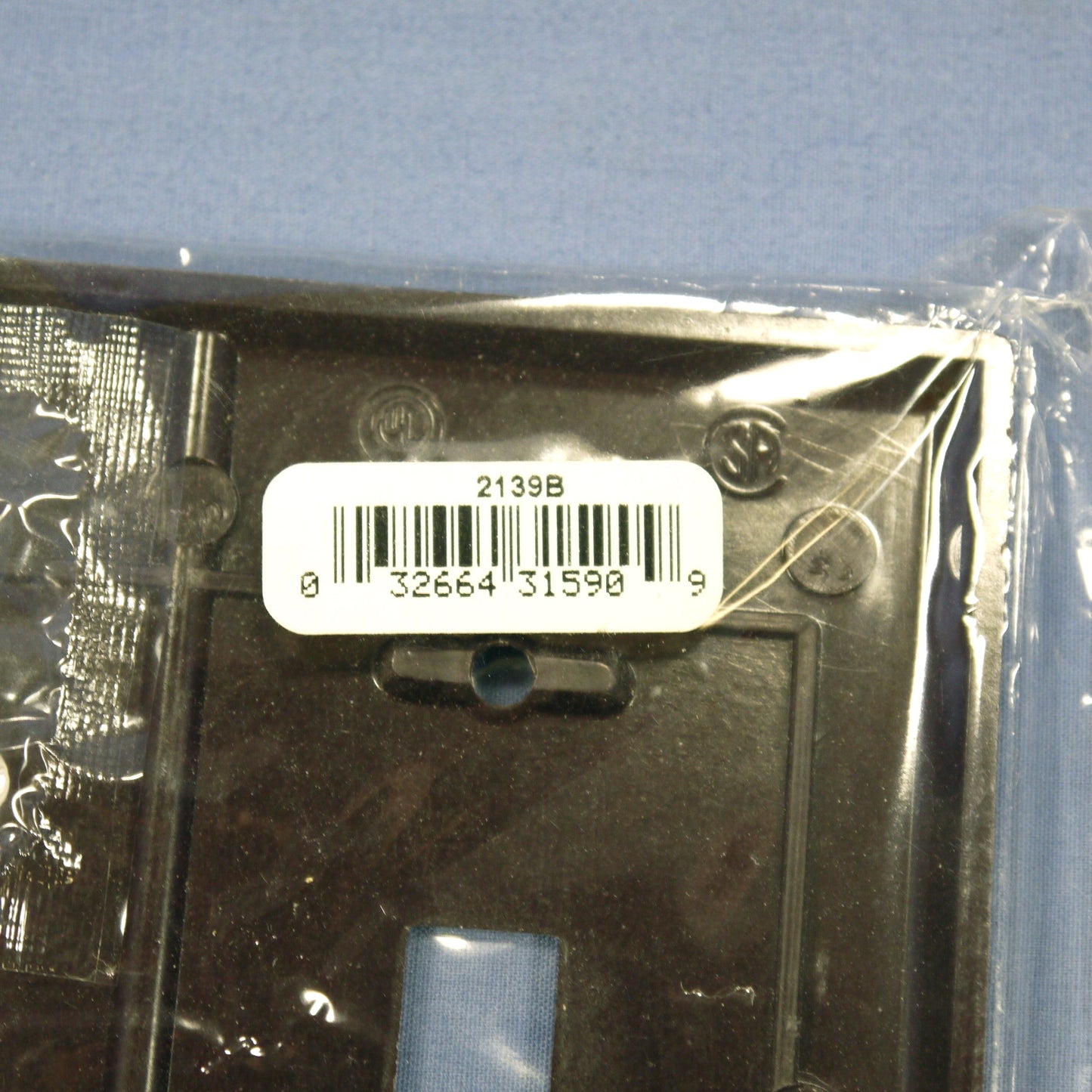Cooper 2139B Brown 2-Gang Toggle Switch Plastic Standard Wallplate Cover Plate
