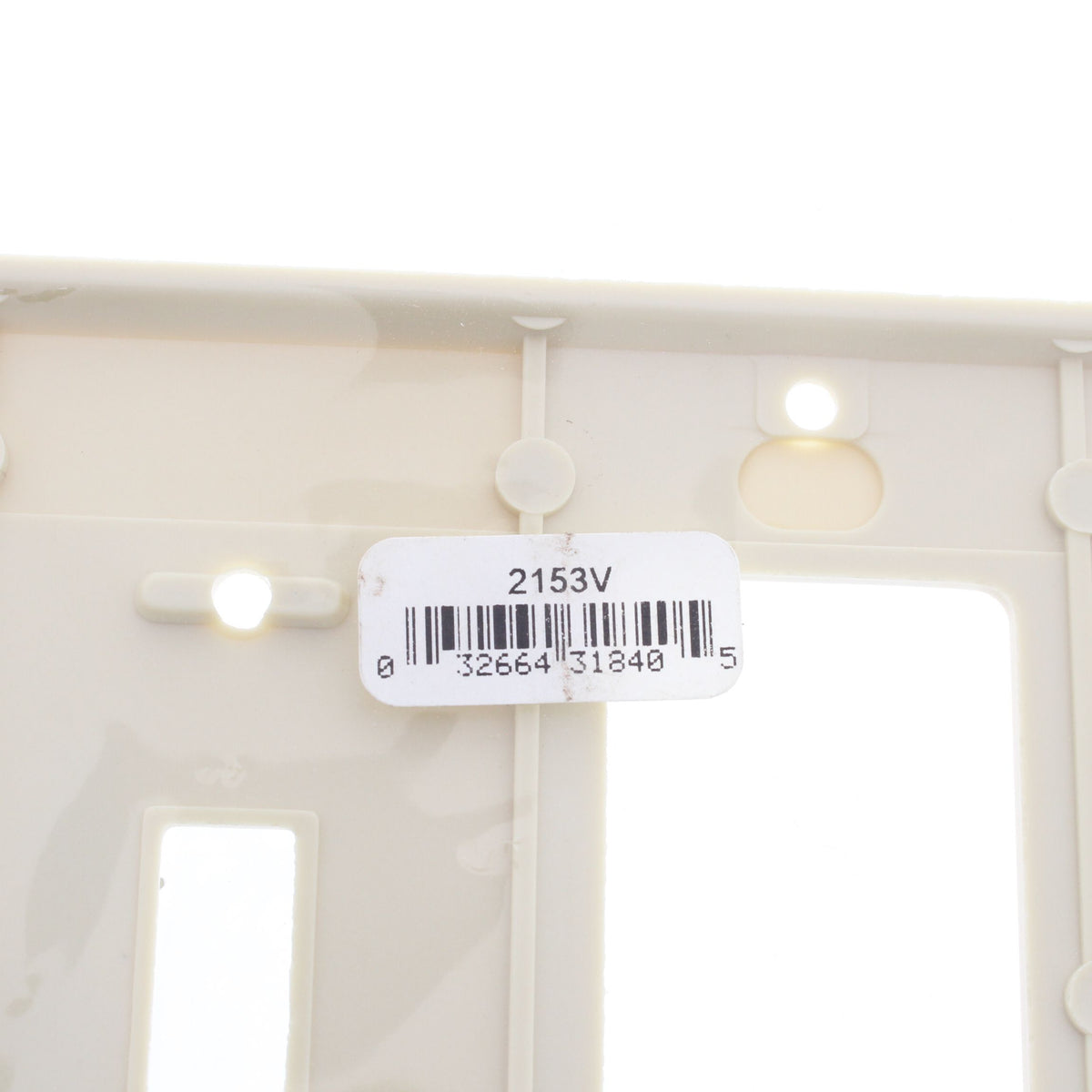 Cooper 2153V Ivory 2-Gang Decorator GFCI Switch Cover Outlet Thermoset Wallplate