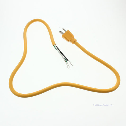 Cooper 236-BU Yellow 3ft Straight Blade Extension Cord NEMA 5-15P 13A 120V 2P3W