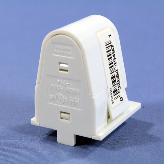 Cooper 2506W Stationary SlimLine 660W 600V Fluorescent Lampholder Light Socket