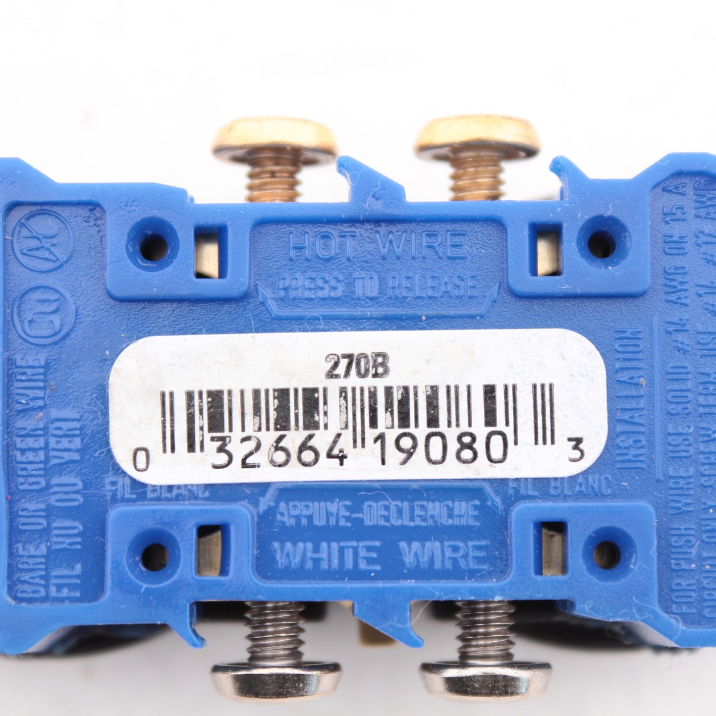 Cooper 270B Brown Residential Grade Duplex Outlet NEMA 5-15R 15A Bulk Receptacle