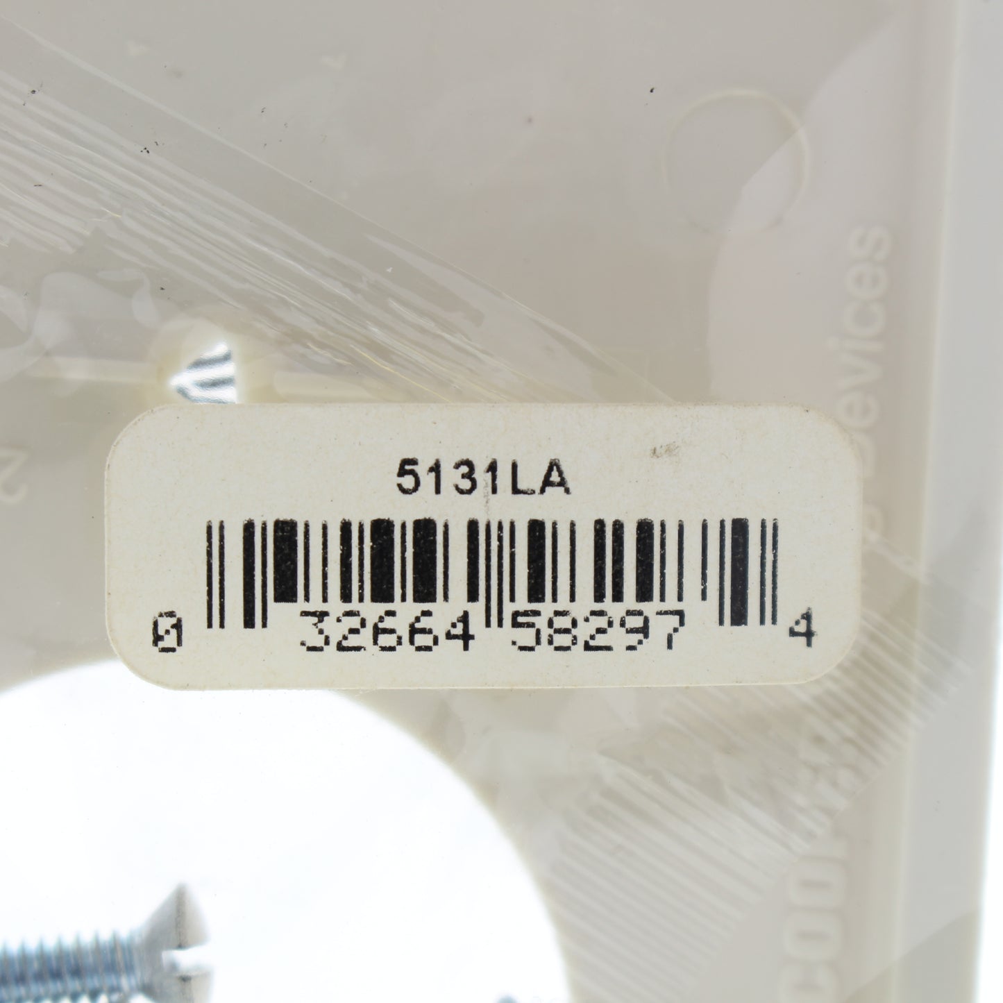 Cooper 5131LA Light Almond 1-Gang 1.406" Hole Receptacle Unbreakable Nylon Cover
