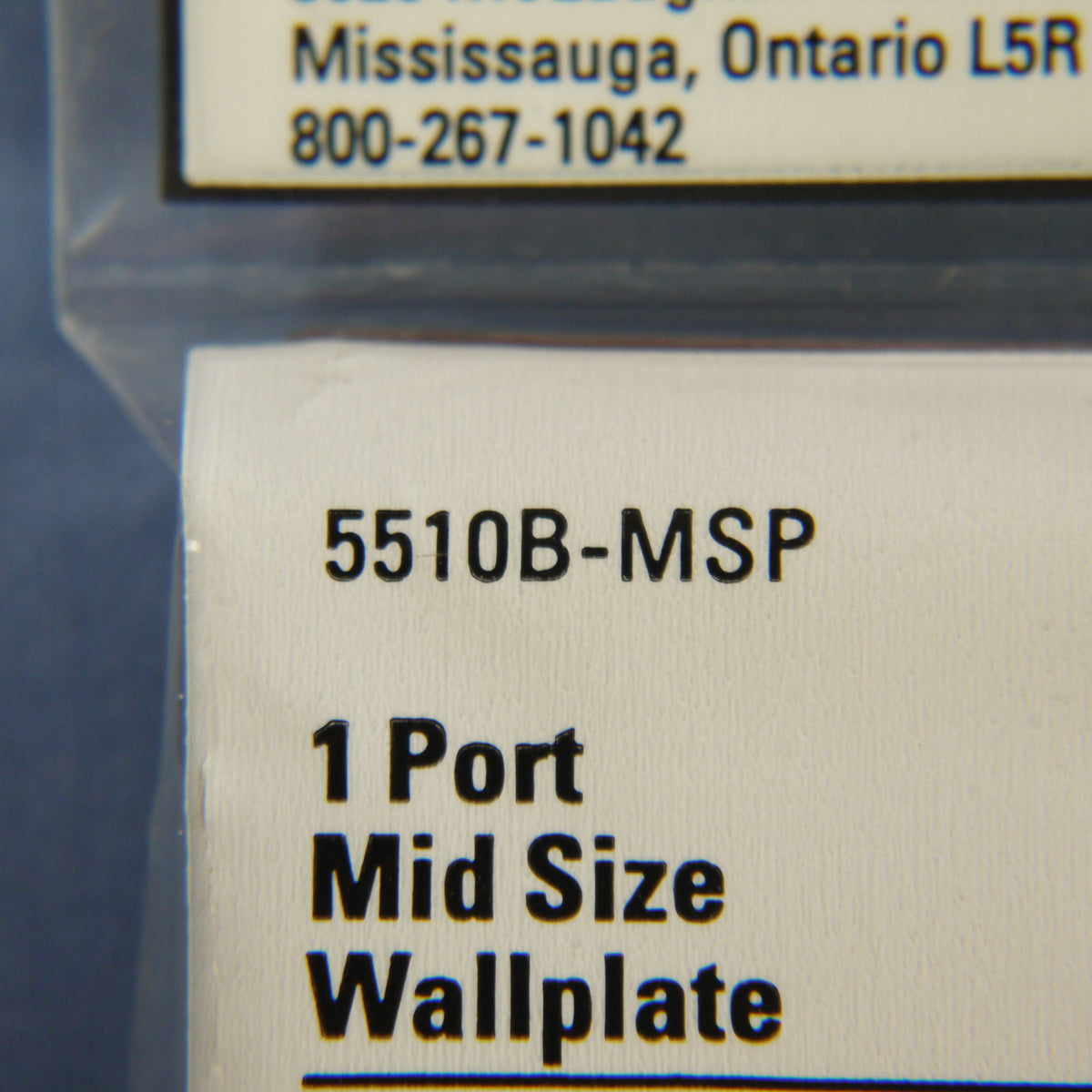 Cooper 5510B-MSP Brown 1-Gang Mid-Size Flush 110 Style 1-Port Nylon Wallplate