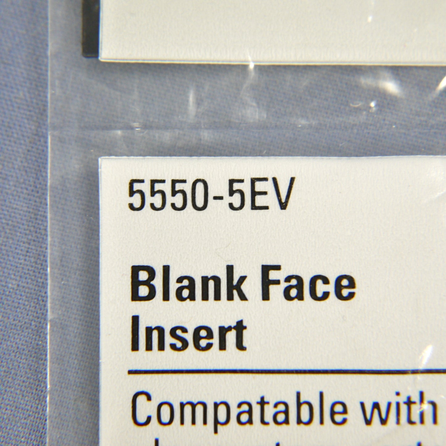 Cooper 5550-5EV Ivory Solid 1-Gang Wallplate Wallplate Blank Port Filler Insert