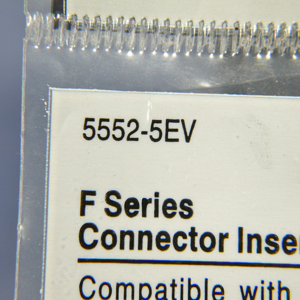 Cooper Ivory Modular TV Video Connector F-Type Coaxial Cable Jack RG6 5552-5EV