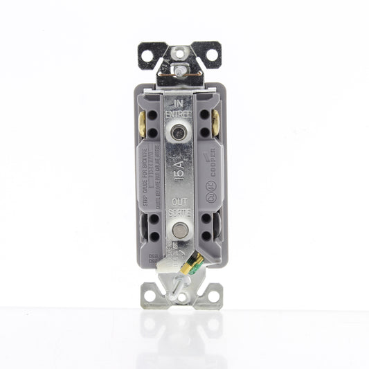 Cooper 7604CU Antimicrobial CuVerro Copper Touch Decorator 4-Way Switch 15A