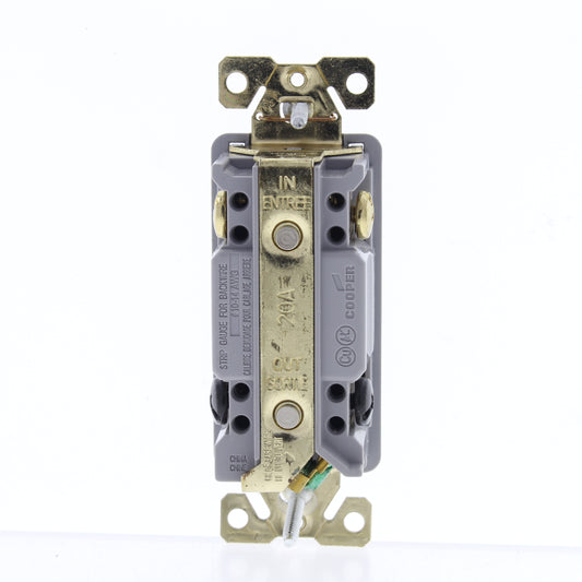 7624CUR Antimicrobial CuVerro Rose Copper Decorator 4-Way Rocker Switch 20A