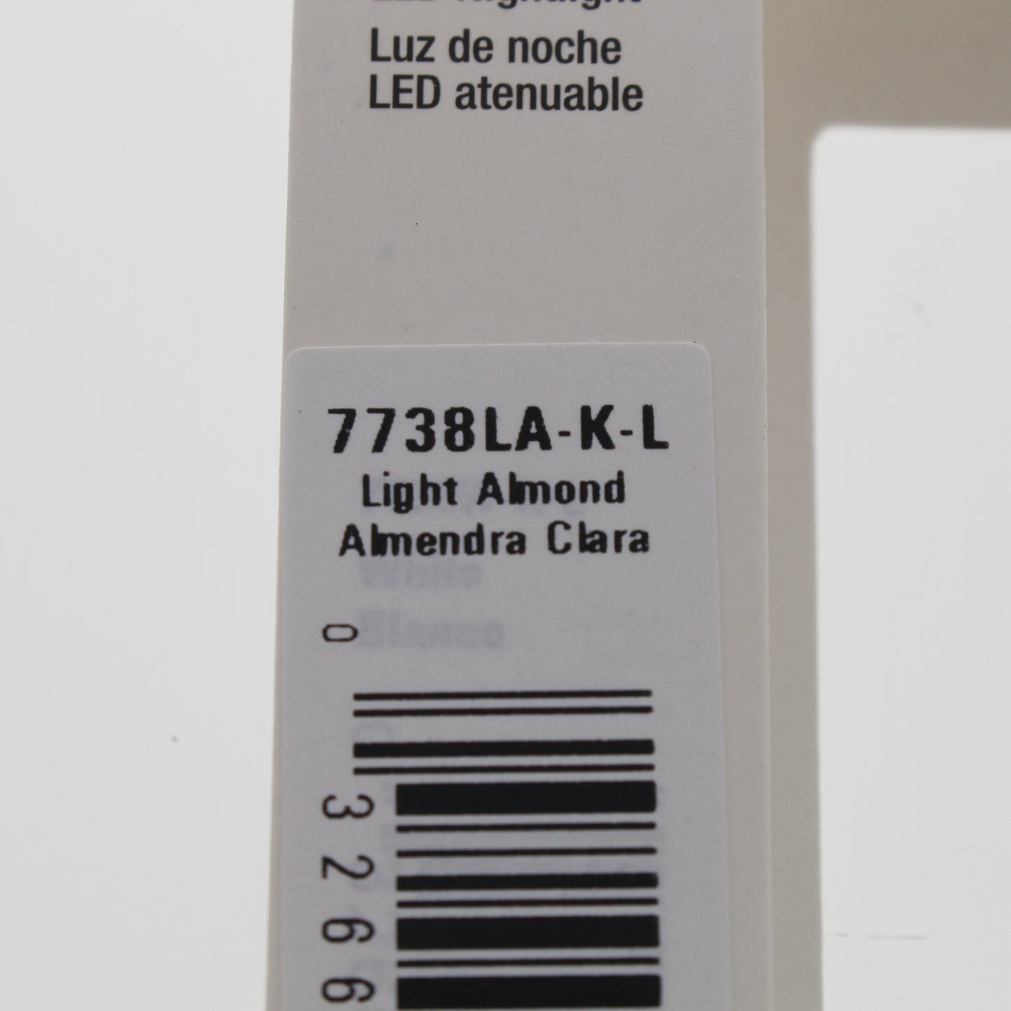 Cooper 7738LA-K-L Light Almond LED Single Pole Switch w/ Dimmable 1W Nightlight