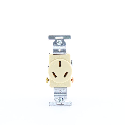 10 Cooper Industrial Grade Single Receptacle Outlets Nema 10-20 20A 125/250V