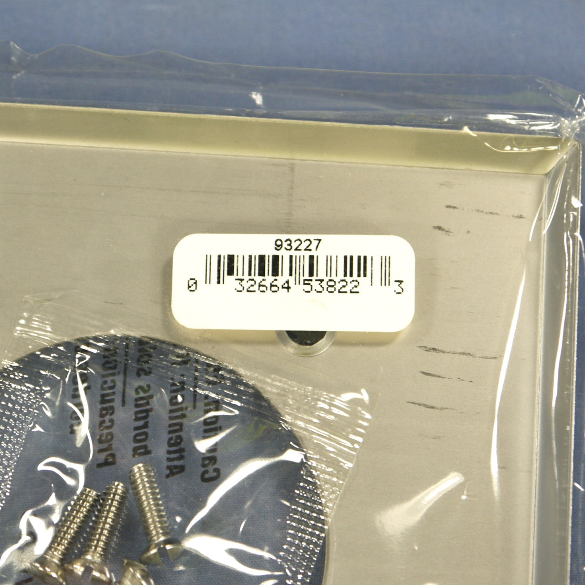 Cooper 93227 Stainless Steel 2.1563" Receptacle Outlet 2-Gang Cover Wallplate
