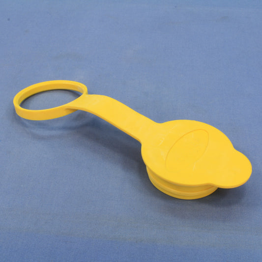 Cooper Yellow Industrial 20A Locking Receptacle Watertight Closure Cap AH20CW