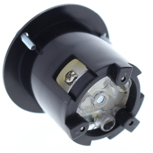 Cooper Black Twist Turn Locking Flanged Inlet Nema L7-20P 20A 277V 2P3W AHL720FI