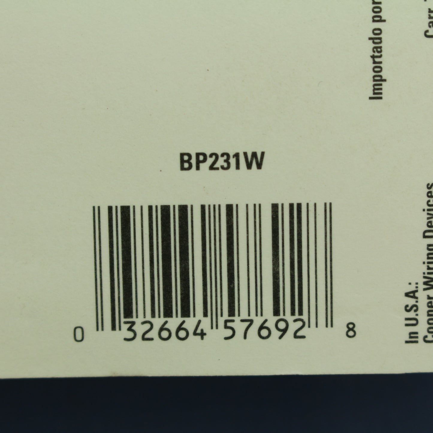 Cooper BP231W White 1/2" Wallplate Switch Cover Screws 6-32 Oval Head 10-Pack