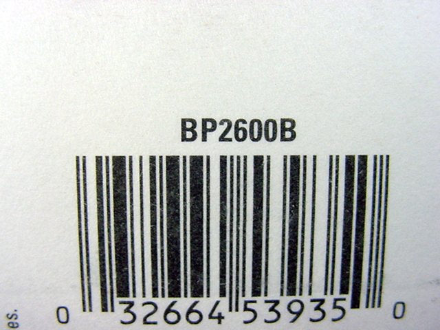 Cooper BP2600B Brown 15A Plug Right Angle Side Mount 125V Non-Polarized 1-15P