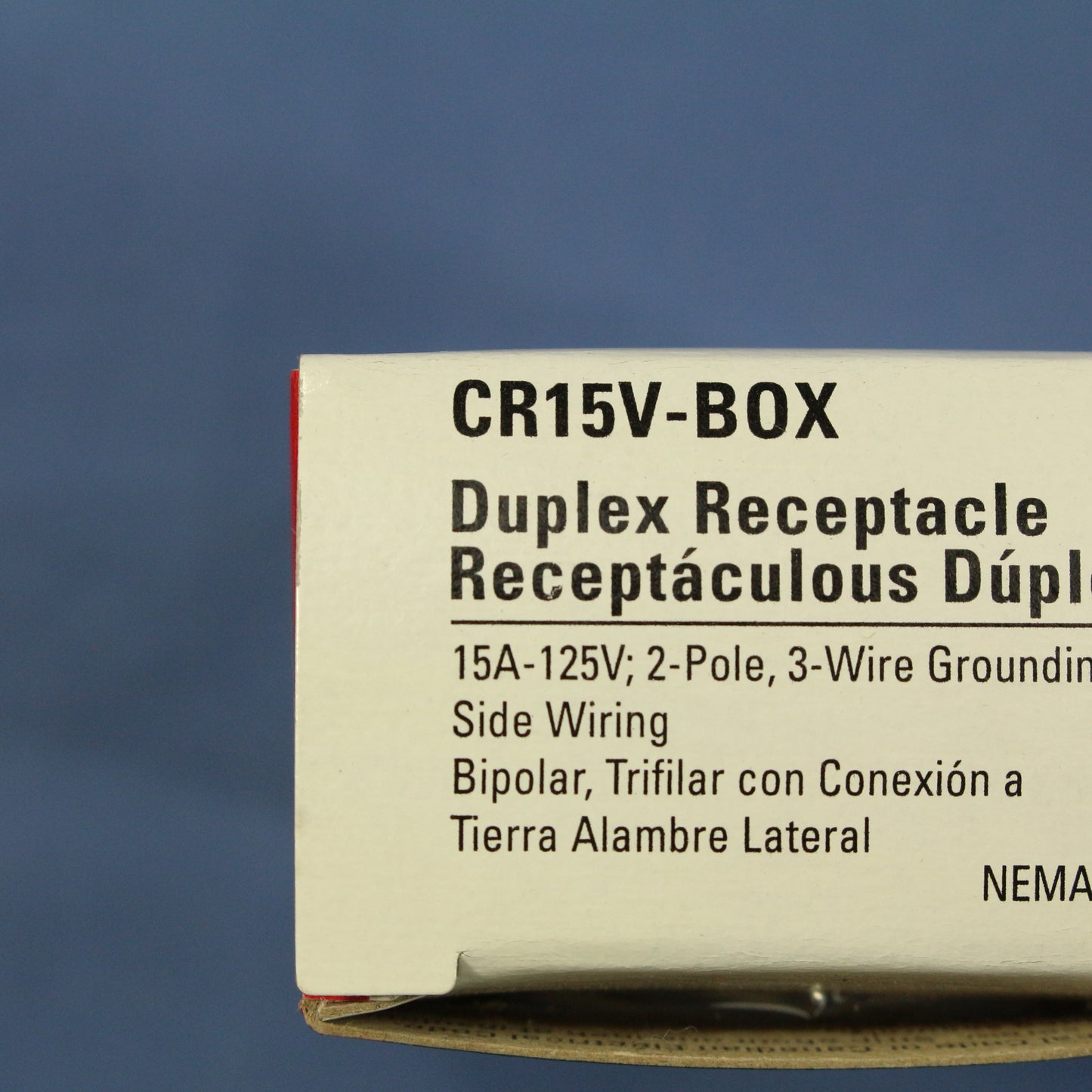 Cooper Ivory Commercial Grade Outlet Receptacle Nema 5-15R 15A 125V CR15V