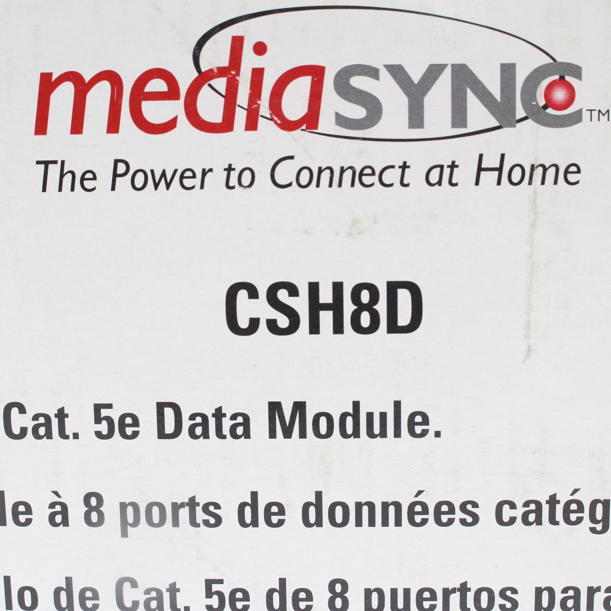 Cooper Media Sync CSH8D 8-Port Cat 5E Computer Network Data Module