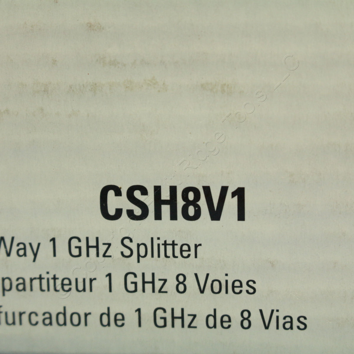 Cooper 8-Way F-Type Passive Video 1x8 Distribution Cable Splitter Module CSH8V1