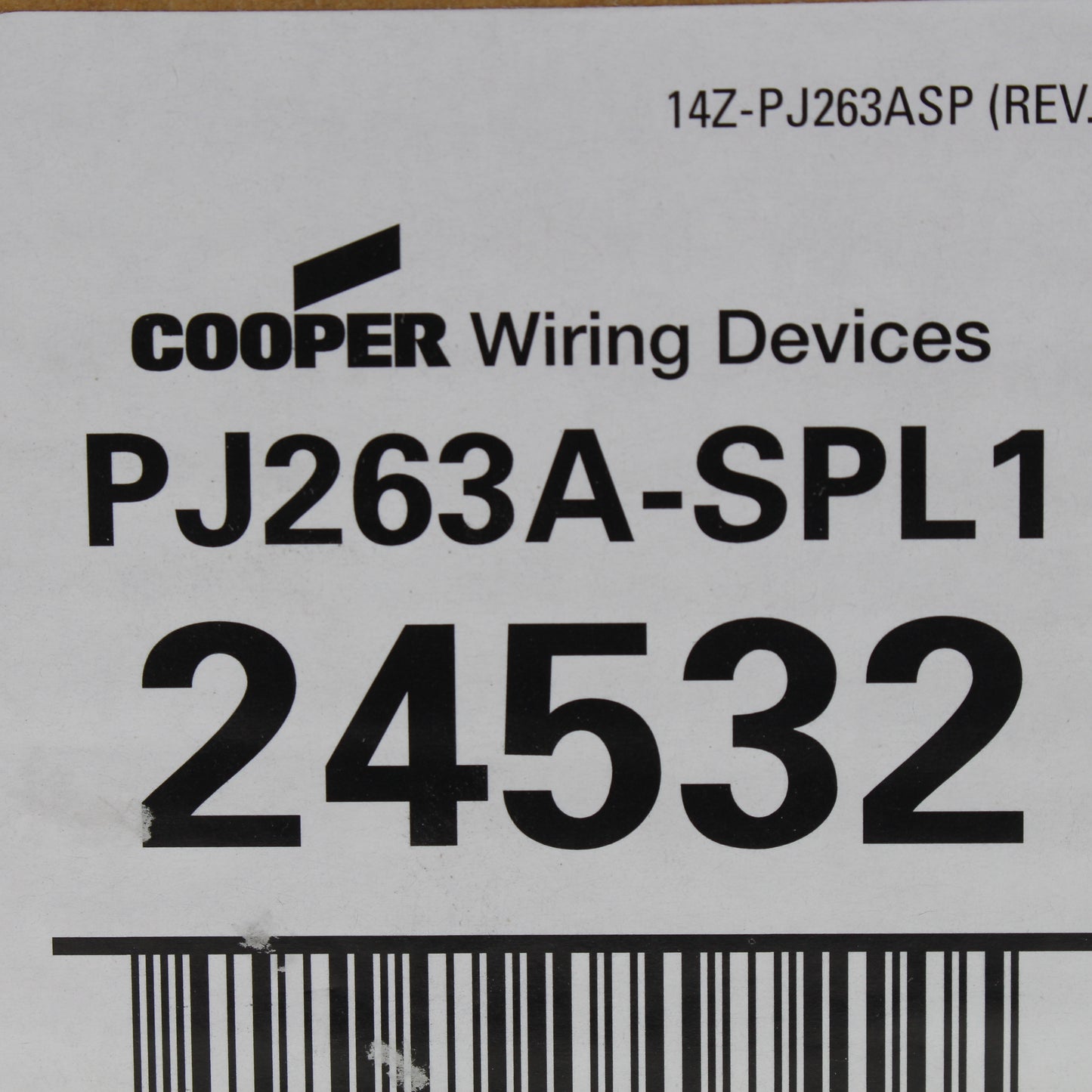 Cooper PJ263A Almond 3-Gang Decorator GFCI Nylon Mid-Size Wallplate Cover 10pcs