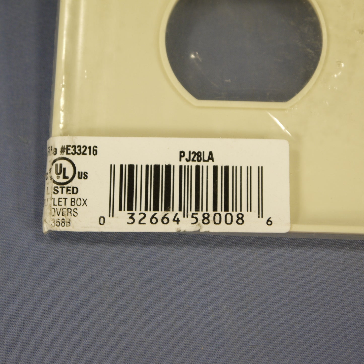 Cooper PJ28LA Light Almond 3-Gang Toggle Duplex Unbreakable Mid-Size Wallplate