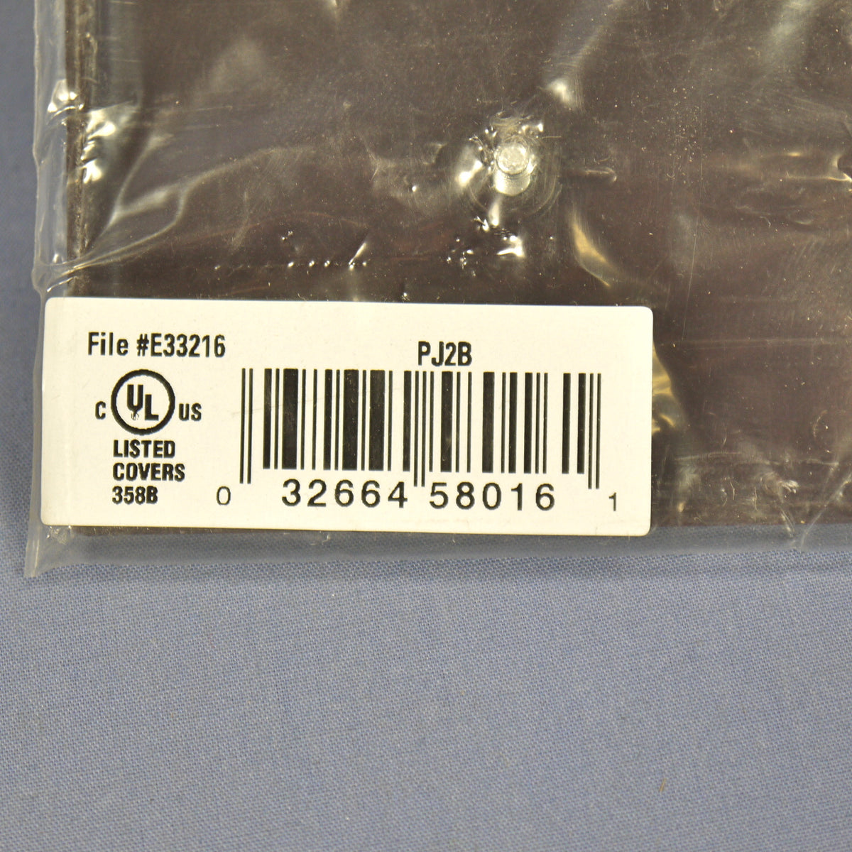 Cooper PJ2B Brown 2-Gang Toggle Switch Unbreakable Mid-Size Wallplate Cover