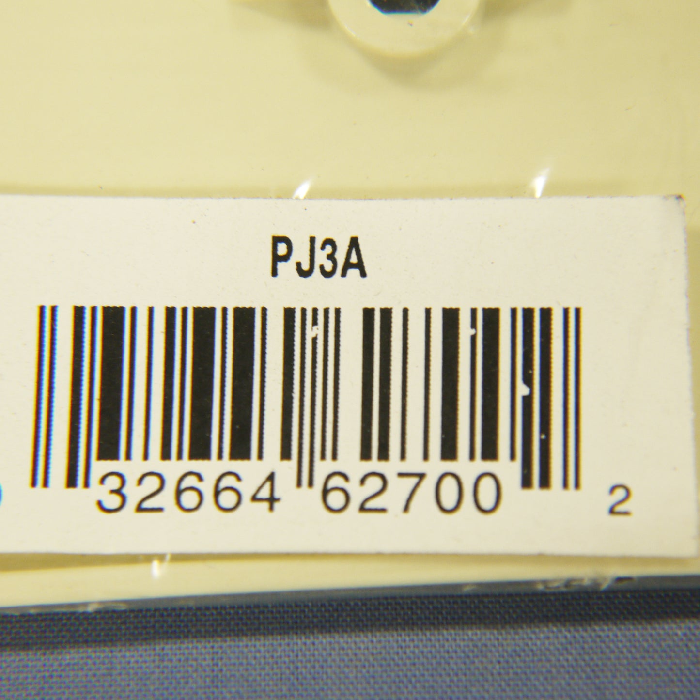 Cooper PJ3A Almond 3-Gang Toggle Switch Unbreakable Nylon Mid-Size Wallplate