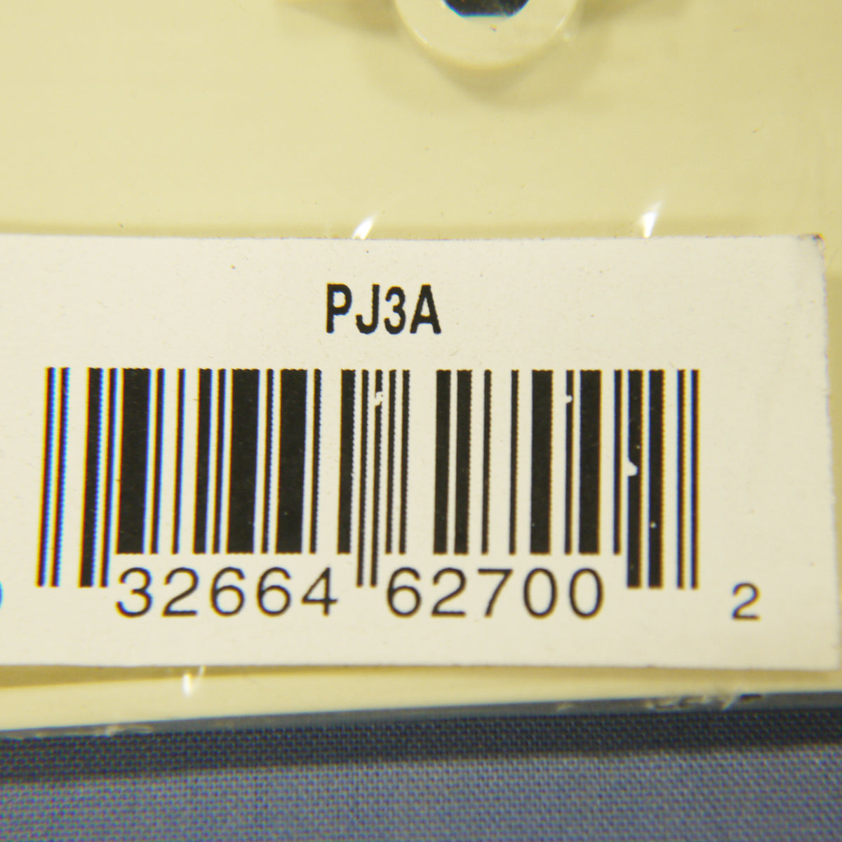 Cooper PJ3A Almond 3-Gang Toggle Switch Unbreakable Nylon Mid-Size Wallplate