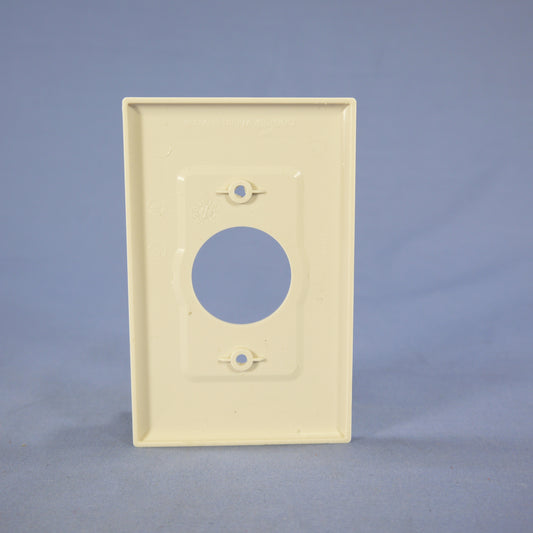 Cooper PJ7LA Lt Almond 1.406" Mid-Size 1-Gang Receptacle Nylon Wallplate Covers