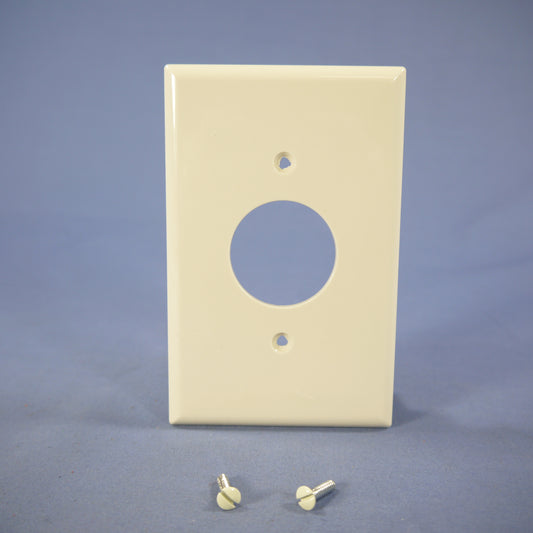 Cooper PJ7LA Lt Almond 1.406" Mid-Size Receptacle Wallplate Nylon Covers 2-Pack