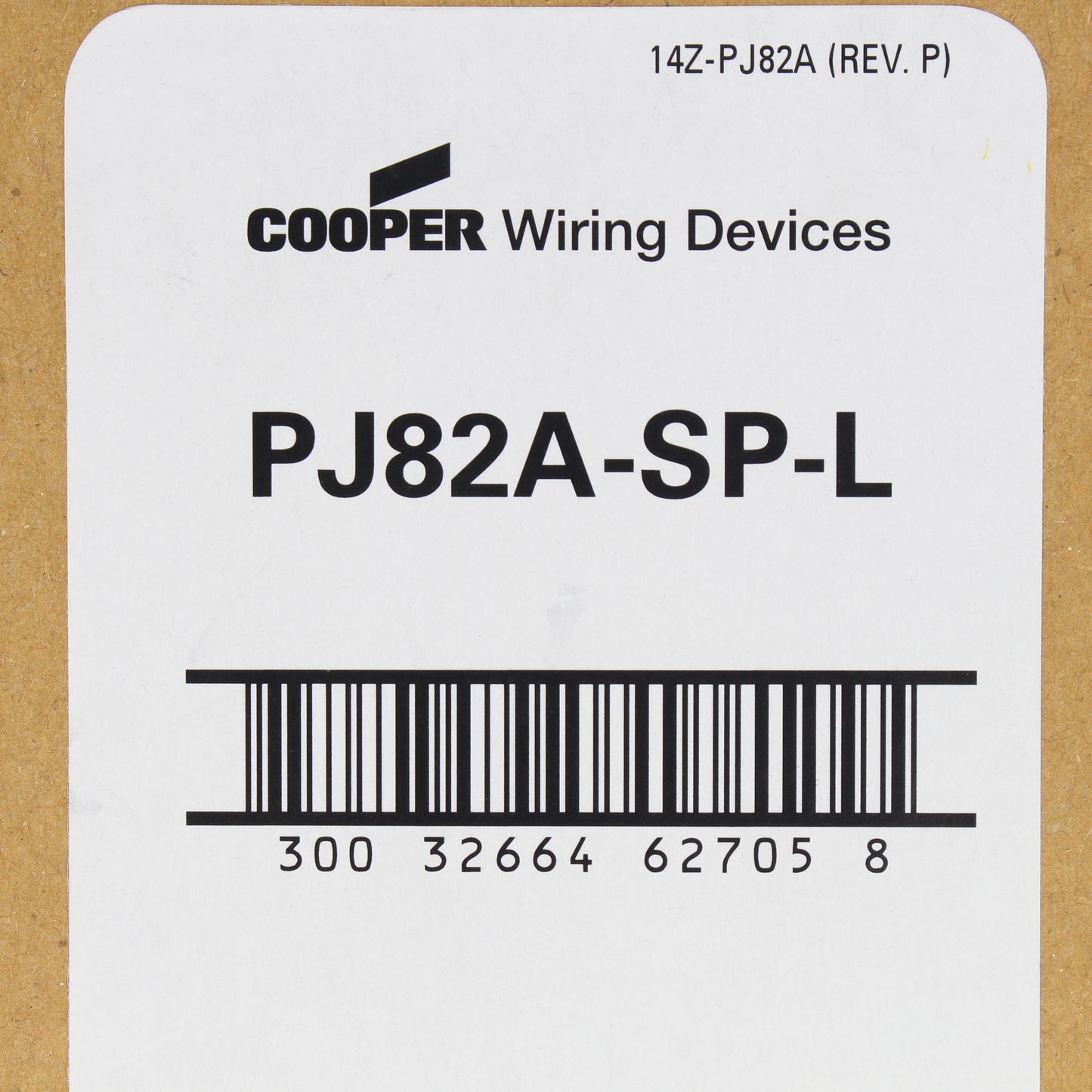 Cooper PJ82A Almond 2-Gang Duplex Outlet Unbreakable Mid-Size Wallplates 20pcs