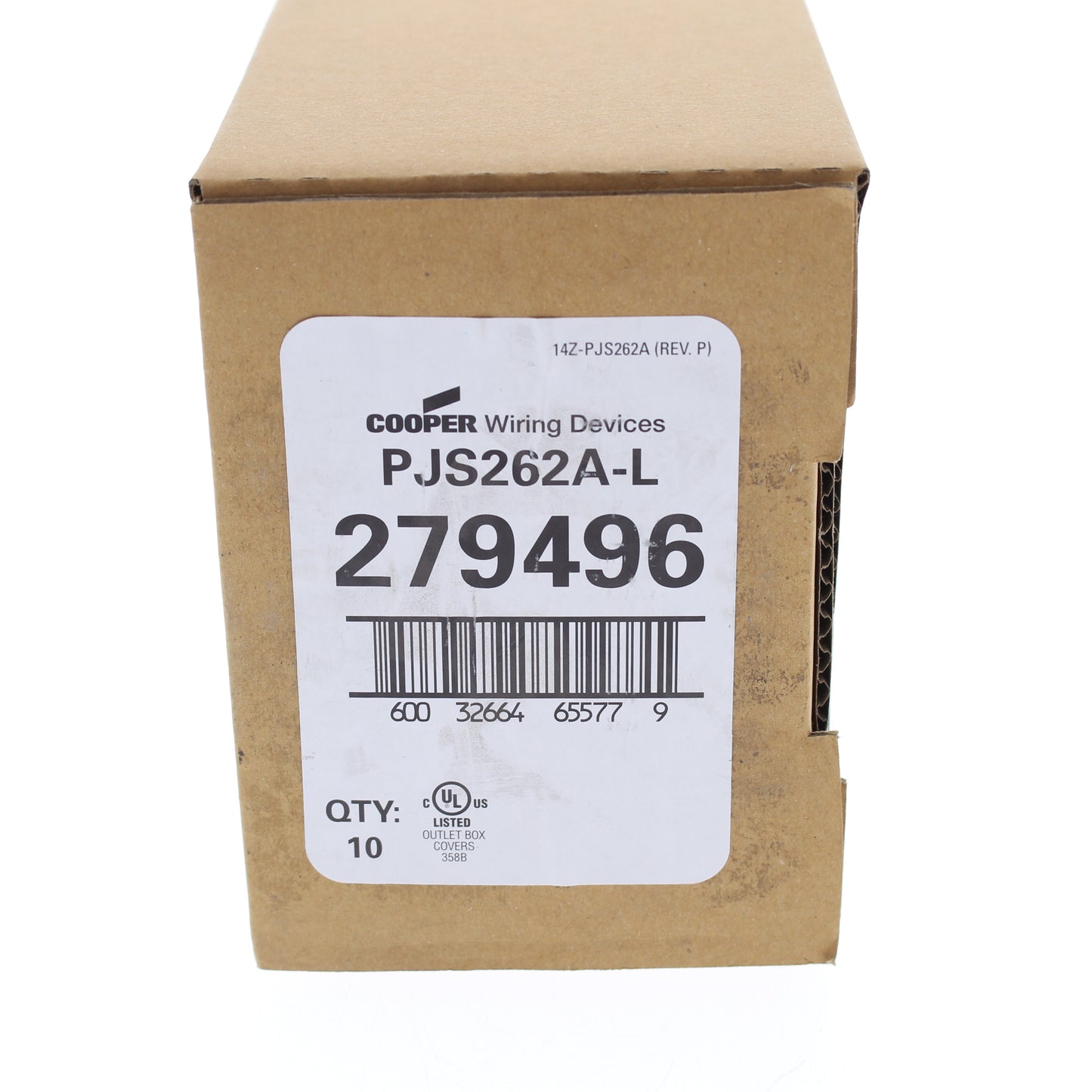 Cooper PJS262A Almond 2-Gang Unbreakable Decorator GFCI Mid-Size Wallplate 10pcs
