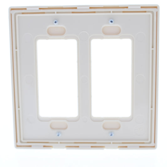 Cooper PJS262A Almond 2-Gang Thermoplastic Unbreakable Mid-Size Wallplate Cover