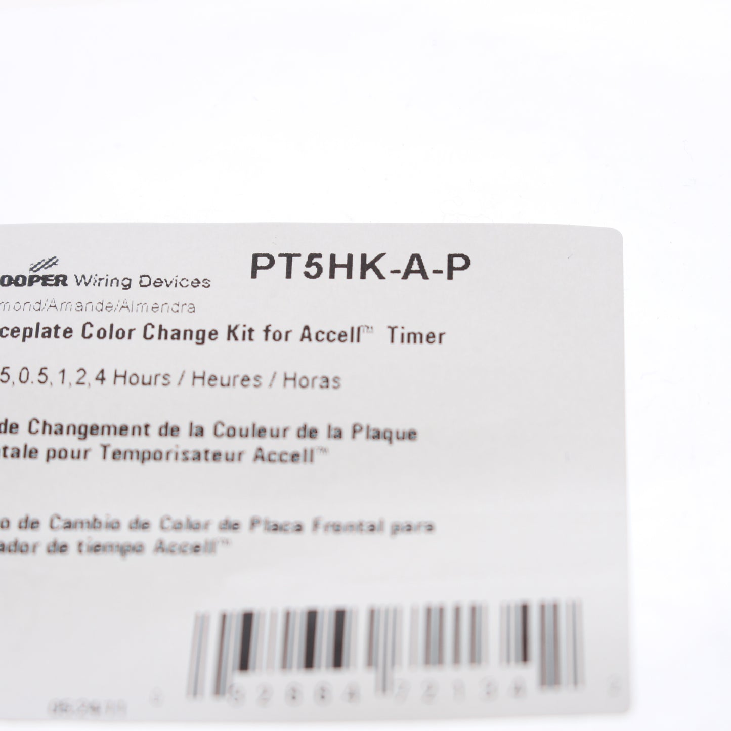 Cooper Accell Almond Color Change Kit for 15,30 Min 1,2,4 Hour Timer PT5HK-A-P