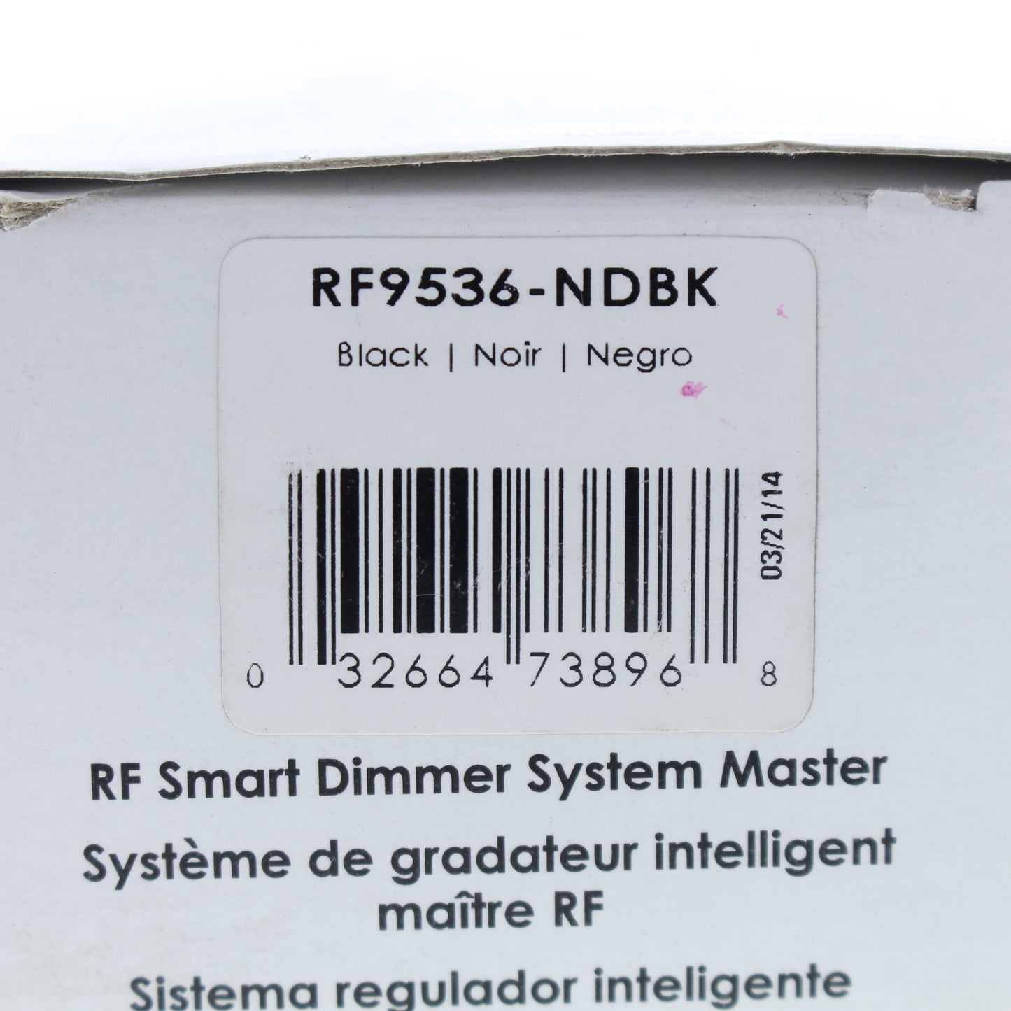 Cooper Black Low Voltage Magnetic Incandescent Dimmer Switch 1000W RF9536-NDBK