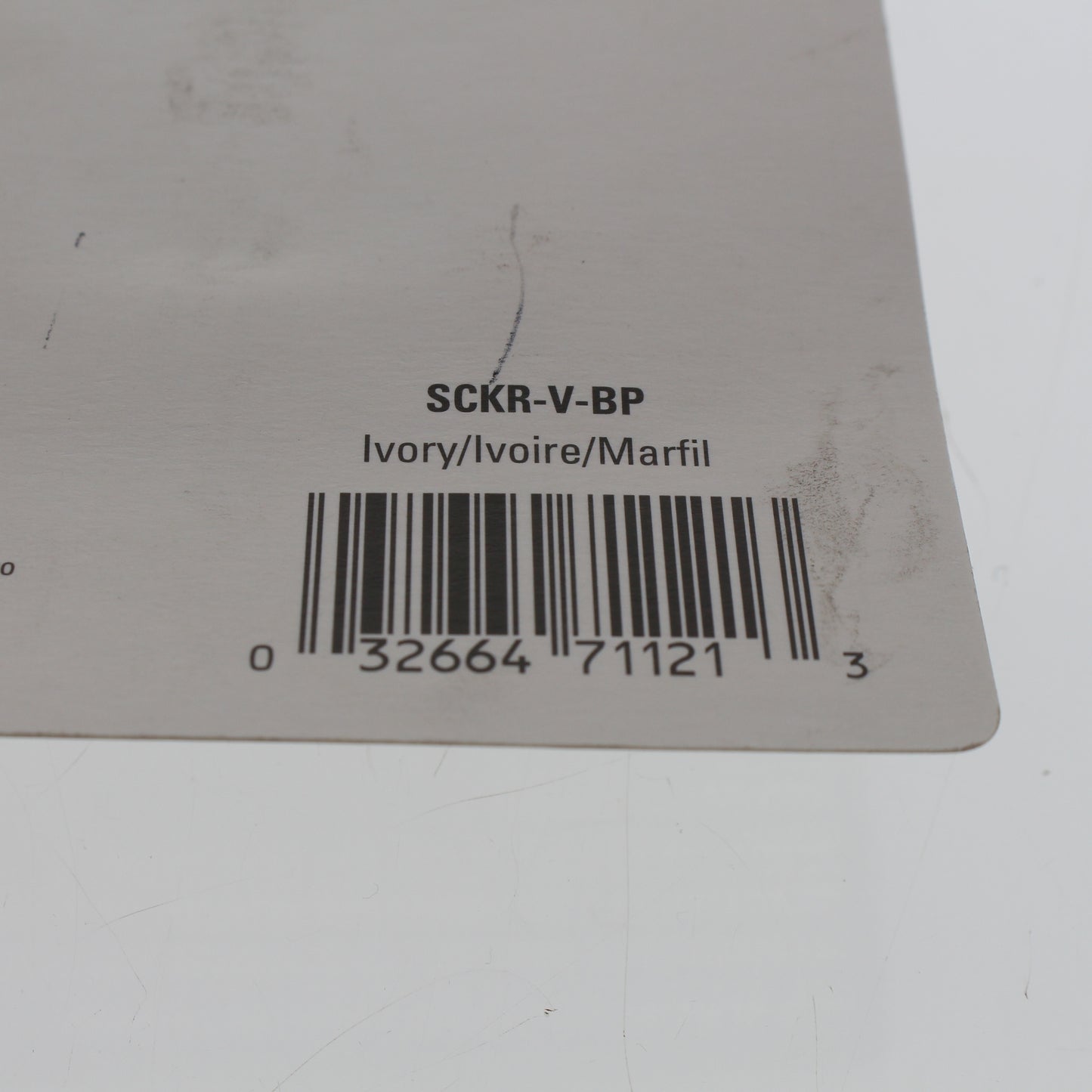 Cooper Ivory Color Change Kit for OS310R/VS310R Occupancy/Vac Sensor SCKR-V-BP