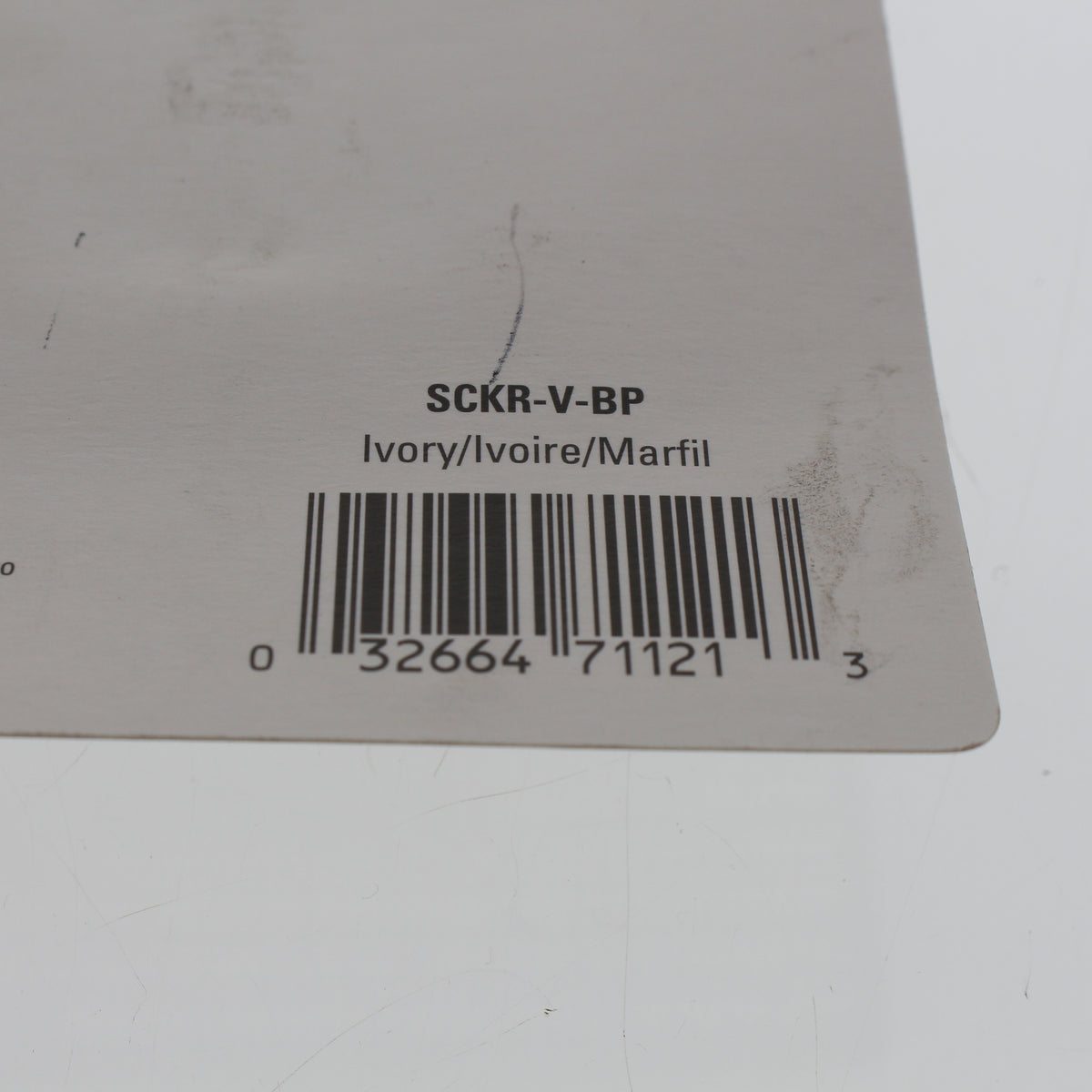 Cooper Ivory Color Change Kit for OS310R/VS310R Occupancy/Vac Sensor SCKR-V-BP