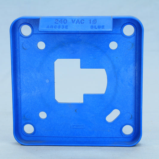 Cooper Pin & Sleeve Polarizer Plate 208Y/120 VAC ARC65C Blue 0402971 192444 60A